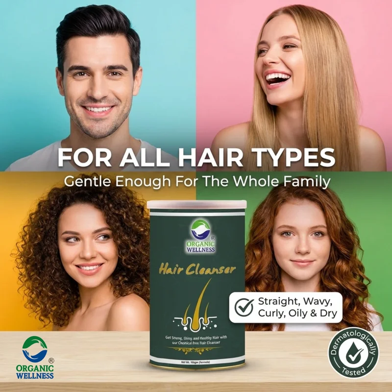 Organic Wellness Hair Cleanser – Herbal Shampoo Alternative – 100 g Tin thumbnail