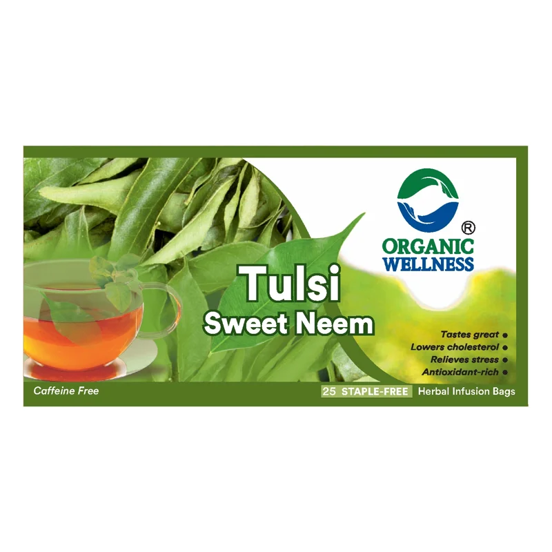 Organic Wellness Sweet Neem Tea – Blood Purifier – Skin Health – 25 Teabags thumbnail