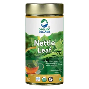Organic Wellness Nettle Leaf Tea – Nutrient Dense Herbal Infusion – 100 g Tin