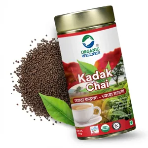 Organic Wellness Kadak Chai – CTC – Extra Strong Assam Black Tea – 100 g