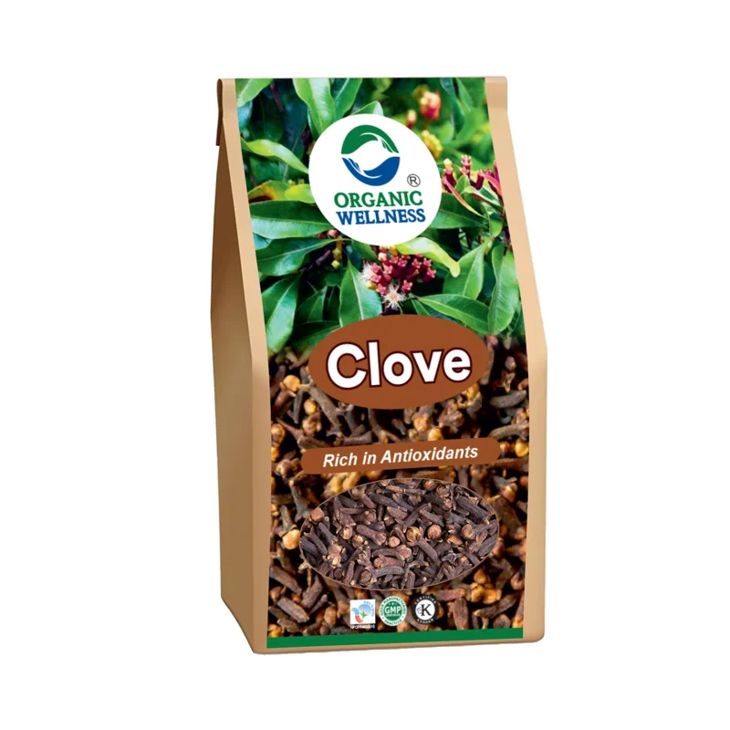 Organic Wellness Clove – Certified Organic – Whole Premium, Rich in Antioxidants – 50 g thumbnail