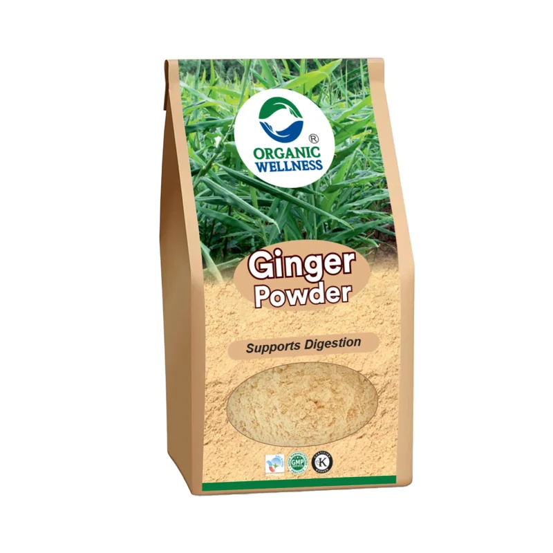 Organic Wellness Ginger Powder – Certified Organic – Super Spice, Digestive Support – 75 g