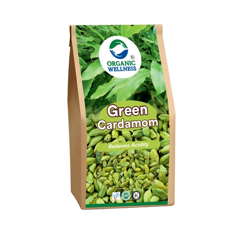 Organic Wellness Green Cardamom – Aromatic Whole Pods – Stone-Ground – 50 g thumbnail
