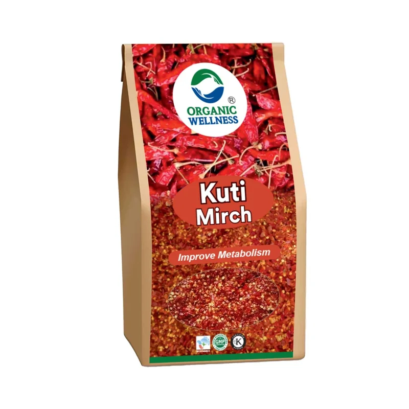 Organic Wellness Kutti Mirch – Crushed Black Pepper – Stone-Ground – 100 g thumbnail