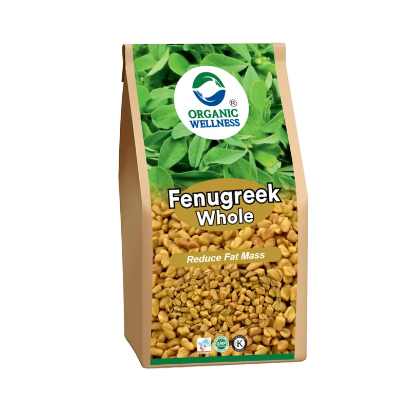 Organic Wellness Fenugreek Whole (Methi Seeds) – Certified Organic – 75 g