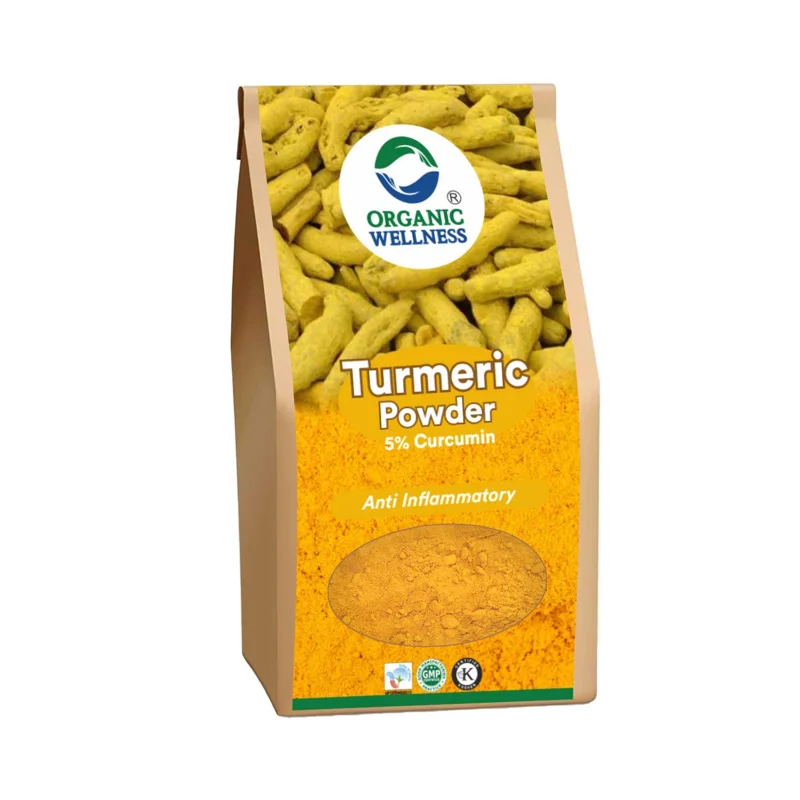 Organic Wellness Turmeric Powder – Certified Organic – 5% Curcumin – 75 g