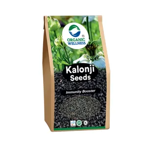 Organic Wellness Kalonji Seeds (Black Cumin) – Certified Organic – Immunity Booster – 75 g