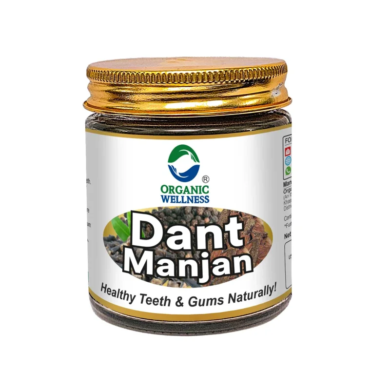 Organic Wellness Organic Wellness Dant Manjan – Ayurvedic Tooth Powder – 50 g thumbnail