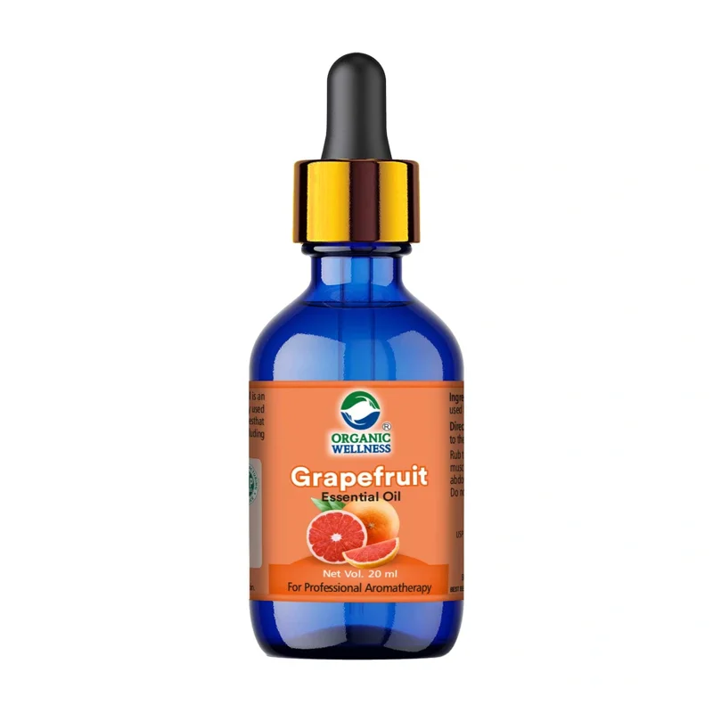 Organic Wellness Grape Fruit Essential Oil – Aromatherapy Grade – 20 ml