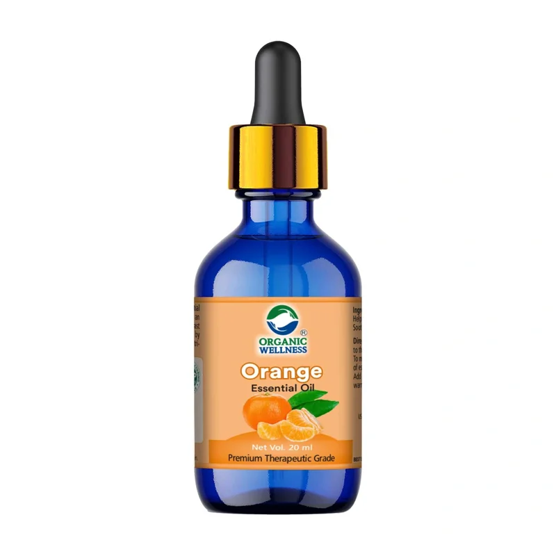 Organic Wellness Orange Essential Oil – Aromatherapy Grade – Cold-Pressed – 20 ml thumbnail