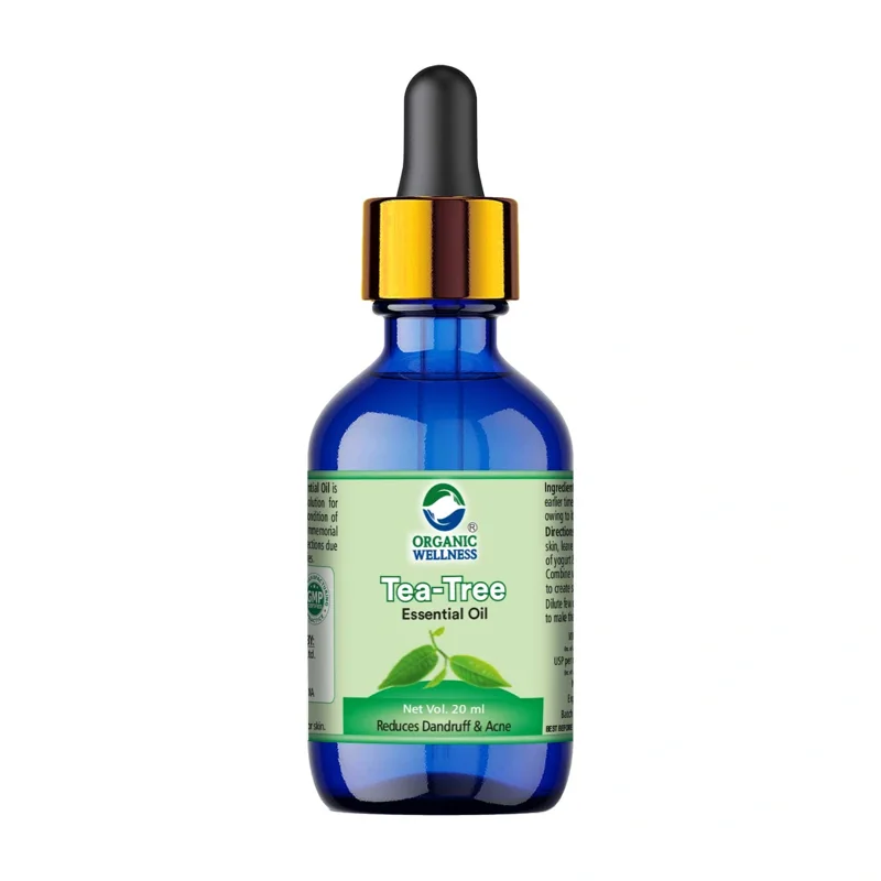 Organic Wellness Tea Tree Essential Oil – Aromatherapy Grade – 20 ml