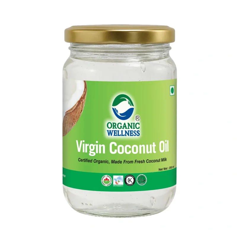 Organic Wellness Virgin Coconut Oil – Cold-Pressed – Skin & Hair – 250 ml