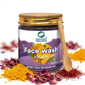Organic Wellness Face Wash Ubtan – Traditional Ayurvedic Cleanser – 75 g