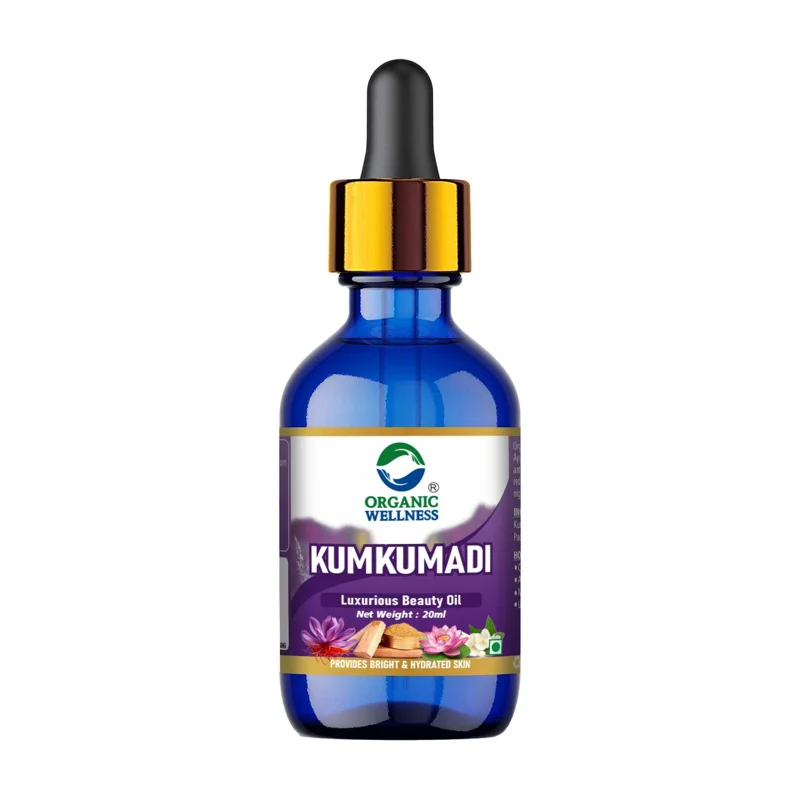 Organic Wellness Kumkumadi Oil – Ayurvedic Face Oil – Glowing Skin – 20 ml