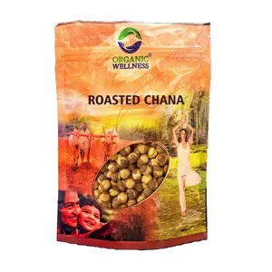 Organic Wellness Roasted Chana – Crunchy & Protein Rich – Bundelkhand Sourced – 400 g