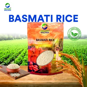 Organic Wellness Basmati Rice – Certified Organic, Long Grain – Gluten Free, Naturally Aromatic
