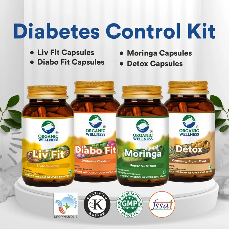 Organic Wellness Diabetes Care Kit – Certified Organic – Blood Sugar Management thumbnail