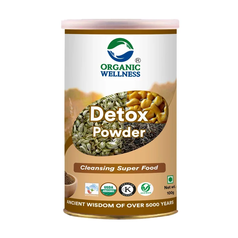 Organic Wellness Detox Powder – Certified Organic – Full Body Cleanse – 100 g