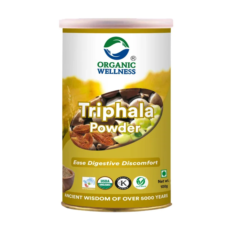 Organic Wellness Triphala Powder – Gentle Detox & Digestion – 100 g