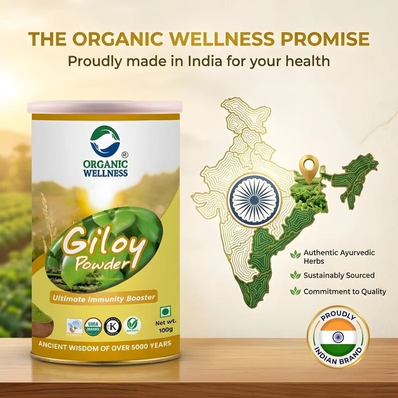 Organic Wellness Giloy Powder – Immunity Booster – Immunity Support – 100 g