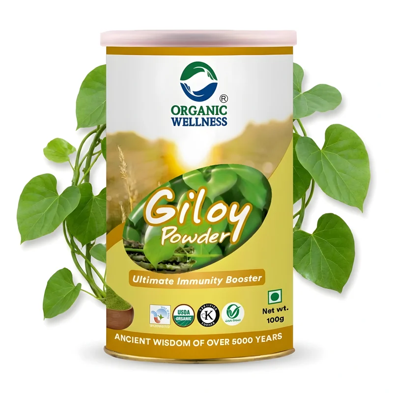 Organic Wellness Giloy Powder – Immunity Booster – Immunity Support – 100 g thumbnail