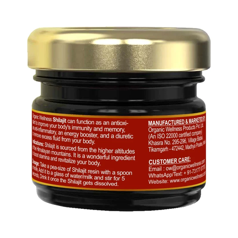 Organic Wellness Shilajit Resin – Immunity Booster – Energy & Stamina – 20 g thumbnail