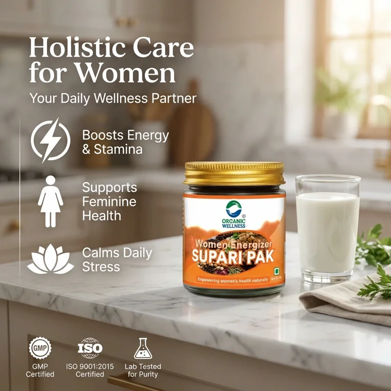 Organic Wellness Women Energizer Supari Pak – Certified Organic – Ayurvedic Women's Tonic – 75 g thumbnail