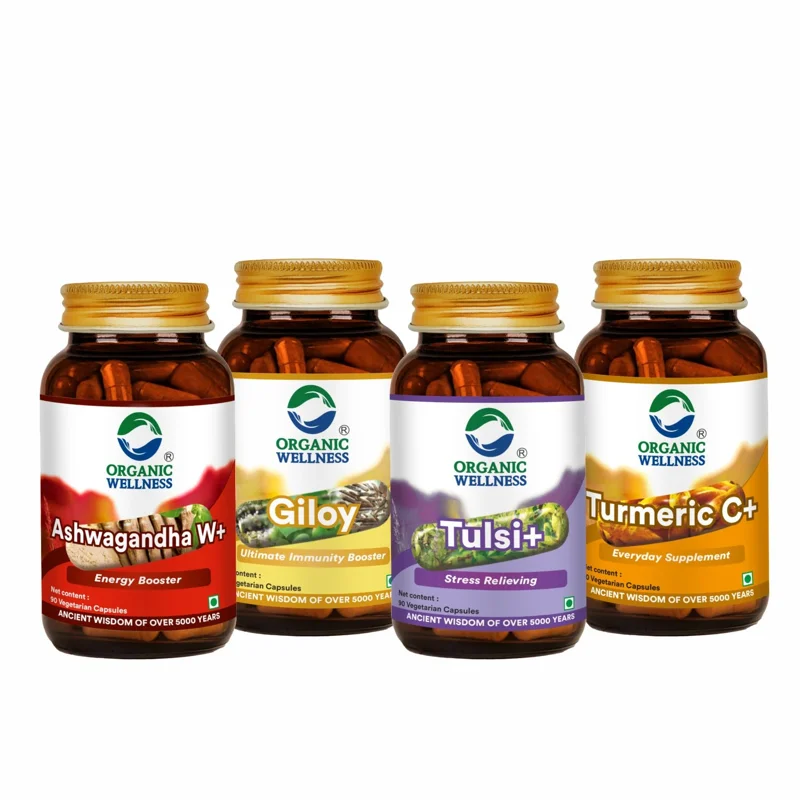 Organic Wellness Ayush Kit – Certified Organic – AYUSH Ministry Formulation – Immunity Assortment thumbnail
